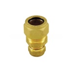 TIEMM - RACCORDO DRITTO DOPPIO INOX RAME EASYSOLAR