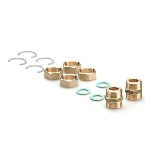 TIEMM - SET COLLEGAMENTO TUBI ACCIAIO CORRUGATO PER TWIN SOLAR