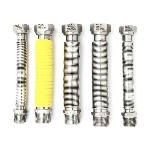 ATON - KIT 5 PZ FLESSIBILI INOX ESTENSIBILI PER CALDAIE A GAS