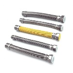 DIANKAMIN - KIT 5 PZ FLESSIBILI INOX ESTENSIBILI PER CALDAIE A GAS