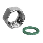 ATON - DADO IN OTTONE PER TUBI FLESSIBILI ACQUA