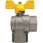 FIV - VALVOLA A SFERA GAS A SQUADRA FF CON FARFALLA