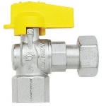 FIV - RUBINETTO A SFERA SQUADRA CON LEVETTA FEMMINA - DADO GIREVOLE FEMMINA