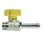 BUGAT - RUBINETTO A SFERA GAS CON PORTAGOMMA M