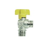 BUGAT - RUBINETTO A SFERA PER GAS SQUADRA MM