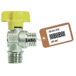 FAIDF - RUBINETTO A SFERA PER GAS SQUADRA MM F-BRICO