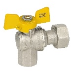 BUGAT 424-9106-0405 VALVOLA A SFERA GAS FEMMINA / DADO MOBILE