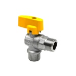 DEBOR - RUBINETTO GAS AD ANGOLO MM