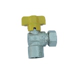 BUGAT - RUBINETTO GAS SQUADRA F CON BOCCHETTONE