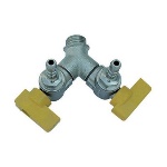 ENOLG - BOLLA MASCHIO 2 RUBINETTI A SQUADRA