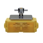 RB 424-R9380-12 VALVOLA A SFERA GAS CON SCATOLA ISPEZIONABILE CON MANIGLIA