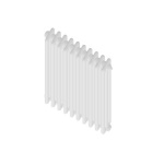 CORDI RADIATORE TUBOLARE ARDESIA 3 COLONNE H556 8 Elementi