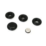 CORDI KIT 2 RIDUZIONI DX SX PER RADIATORI TUBOLARI ARDESIA 1x1/2 Nero