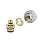 TIEMM - ADATTATORI CROMATI TUBI MULTISTRATO 24X19