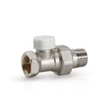 FANTI - VALVOLA TERMOSTATIZZABILE ATTACCO TUBO RAME A SQUADRA OTTONE