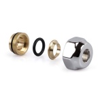 SR - RACCORDO PER TUBO RAME A TENUTA O-RING