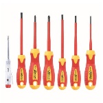 RIBIM 508-RK7EL SET DI 7 CACCIAVITI DA ELETTRICISTA