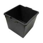 FF - CASSA MACERIE QUADRATA IN PP NERO LT.40