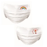 senza 600-P2022-J PZ.10 MASCHERINE BAMBINI SORRISO FANTASIE MISTE M/F IDROREPELLENTE