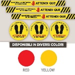 DF - ADESIVI SEGNALETICA DA PAVIMENTO PER DISTANZA DI SICUREZZA