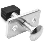 DF - PIASTRINA CON PIEDINO REGOLABILE P.80 x H.50