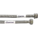 DIANHIDRO - FLESSIBILE INOX MODELLO NORMALE  CM. 35