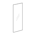 DIANHIDRO - RICAMBIO VETRO FISSO LINEA OXYGEN AD ANGOLO