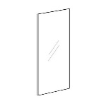 DIANHIDRO - VETRO DI RICAMBIO SCORREVOLE PER LINEA OXYGEN CIRCOLARE