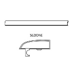 DIANHIDRO - RICAMBIO PROFILO ORIZZONTALE LINEA OXYGEN NICCHIA