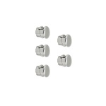 DHIMP - KIT 5 TAPPI 4,5 MM PER PROFILI ESSENTIAL FORATI