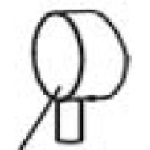 DIANHIDRO - MANOPOLA P/ART. 100-PAG-B /100-PAK-B /100-PAMA-N