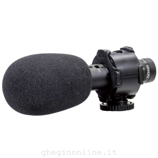 Dörr CV-04 Nero Microfono per fotocamera digitale