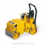 Bruder - Mezzo cantiere Bruder 02433 CAT Rullo compressore stradale