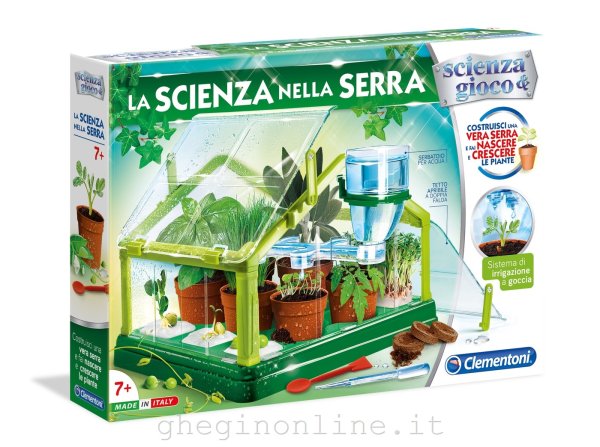 Clementoni La Scienza nella Serra, Kit per esperimenti, Botanica, Ragazzo/Ragazza, 7 anno/i, Multicolore