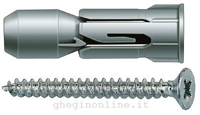 Fischer 024772 ancoraggio a vite e tassello 50 pz 2,9 cm