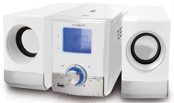 Impianto Mini e Micro - Irradio S-9000BT 40 W Bianco