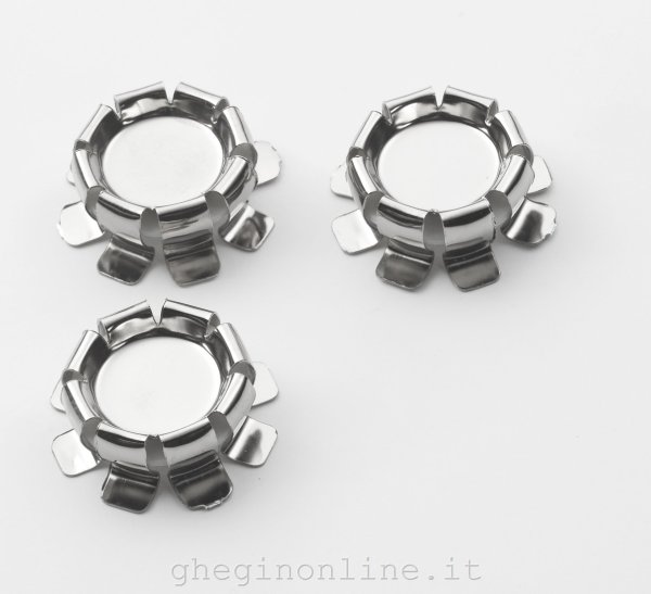 Set tappi bottiglia Pedrini 199 LILLO Ermetici Cromo