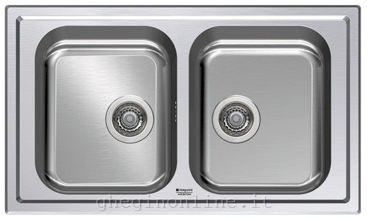 Hotpoint SC 86W2 (X) HA lavello Acciaio inossidabile