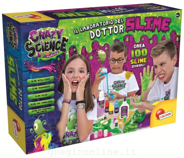 Lisciani Crazy Science il Grande Laboratorio del Dottor Slime