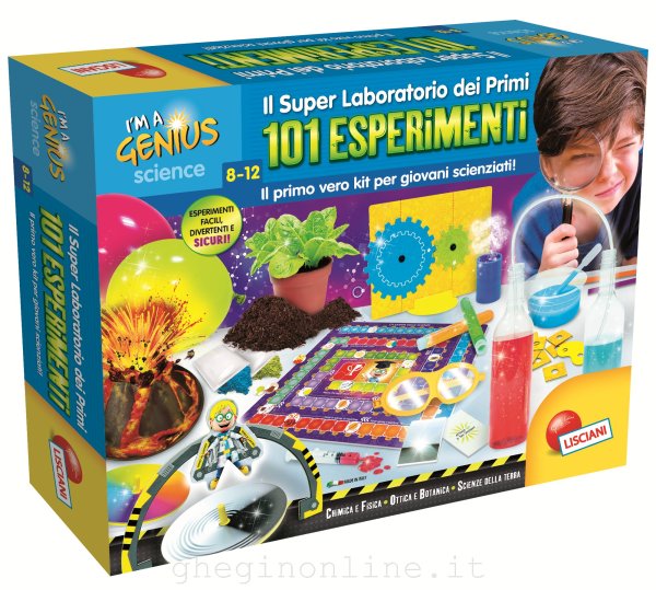 Lisciani I'm a Genius Super il Laboratorio Dei Primi 101 Esperimenti