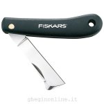 Fiskars - Fiskars 1001625, Singolo, Coltello pieghevole, Acciaio inossidabile, Nero