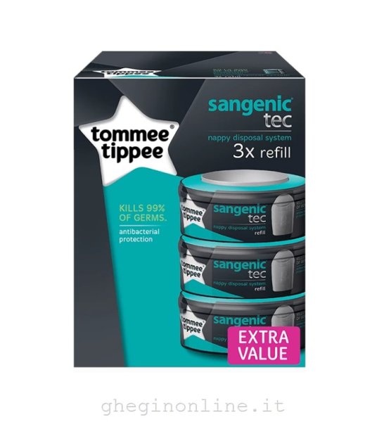 Tommee Tippee Ricarica Sangenic Tec Multi x3