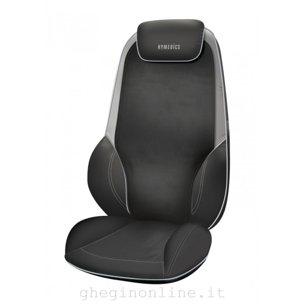 HoMedics ShiatsuMax 2.0 massaggiatore Indietro, Cintura, Natiche, Gambe, Spalle, Thighs Nero, Grigio