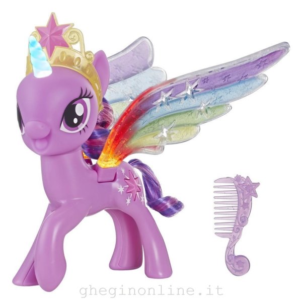 E2928EU40 Hasbro Pony Rainbow Wings Twilight Sparkle, 3 anno/i, Ragazza, My Little Pony, Multicolore