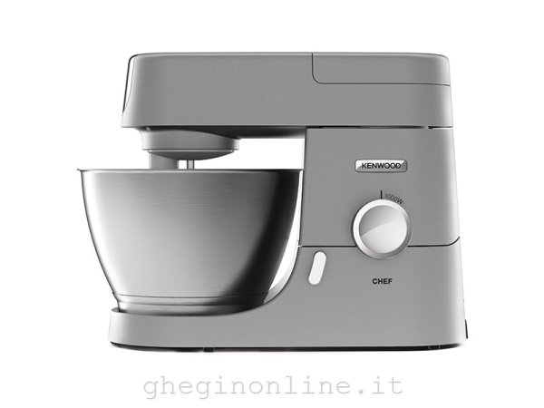 0W20011168 Kenwood Chef KVC3100S, 4,6 L, Argento, Manopola, Sbattitura, Miscelazione, Impasto, Miscelatura, Mescolare, 680 g, Cina