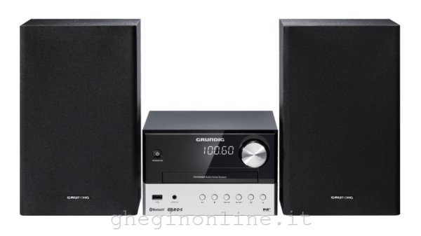 Grundig CMS 1050 BT DAB+ set audio da casa Microsistema audio per la casa 30 W Nero, Argento