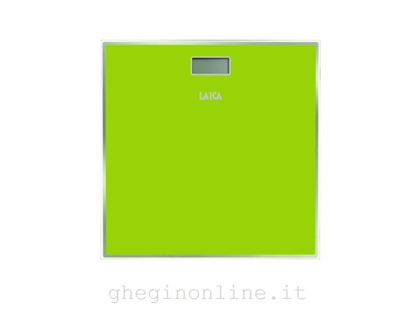 Laica PS1068 Quadrato Verde Bilancia pesapersone elettronica