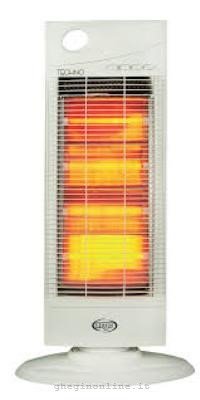 Argoclima TECHNO stufetta elettrica Interno Bianco 1200 W Riscaldatore di ambienti elettrico al quarzo