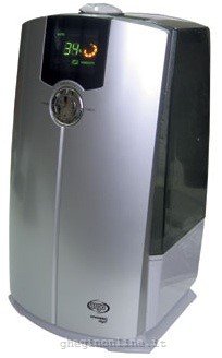 Argoclima Hydro Digit umidificatore 4 L 85 W Nero, Argento