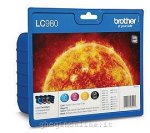 BROTHER - Brother LC-980VALBP, Originale, Inchiostro a base di pigmento, Nero, Ciano, Magenta, Giallo, Multi pack, DCP-145C, DCP-165C, DCP-195C, MFC-250, MFC-290C, MFC-295CN, 4 pezzo(i)